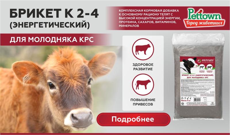 Фелуцен К 2-4: Мощный заряд энергии и здоровья для ваших телят!
